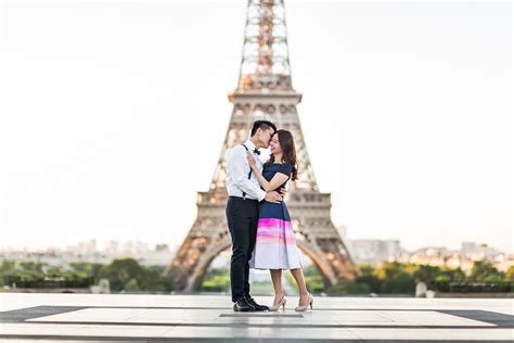 Paris Prewedding Photoshoot In Front Of The Eiffel Tower By European