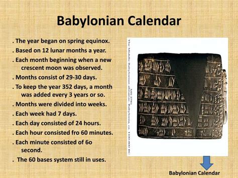 Babylon Recycling Calendar