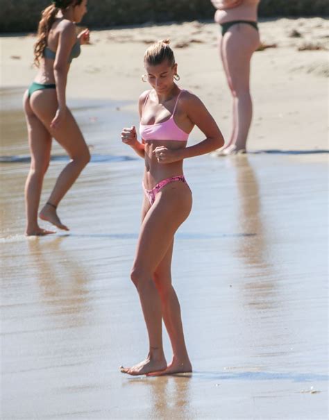 Hailey Bieber In Bikini At A Beach In Laguna Beach Hawtcelebs 121146