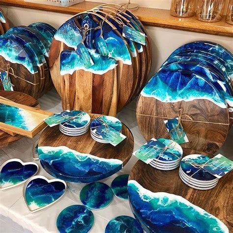 Epoxy Resin Art 🎨 On Instagram “these Australian “beach” Waves Looks Really Good 😍 What Do You