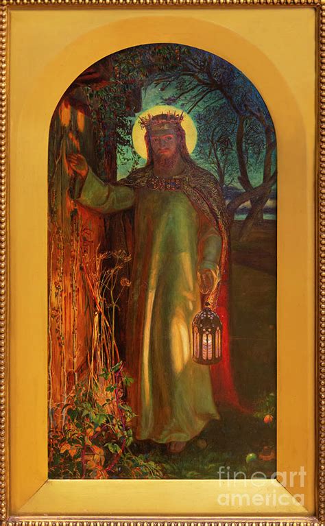 The Light Of The World 1851 1856 Photograph By William Holman Hunt