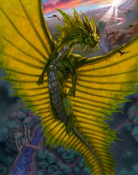 The dragon makes three attacks: Piya's Studio: Gold Dragon