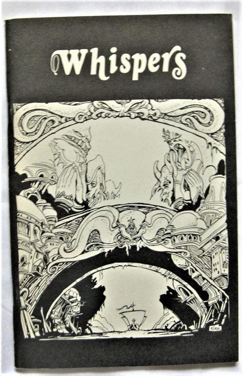 Whispers Volume 1 Number 4 July 1974 Stuart David Schiff Editor