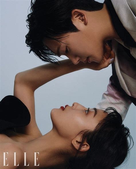 Park Hyungsik And Jeon Sonee Photoshoot Elle Korea Cast Our Blooming