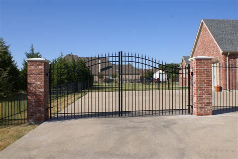 Double Driveway Wrought Iron Gate