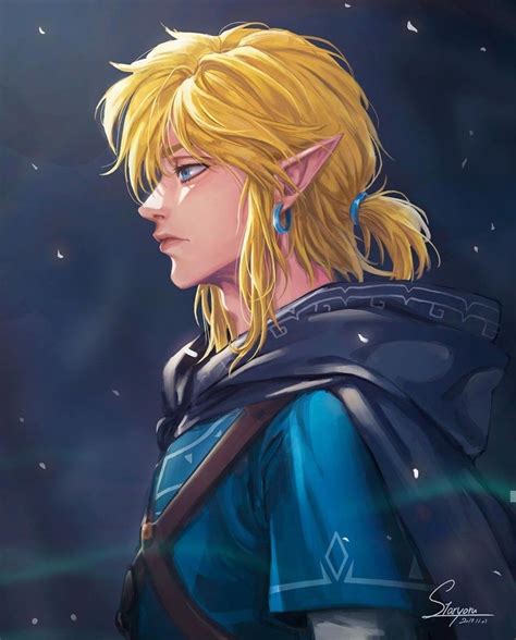 Legend Of Zelda Breath Of The Wild Art Link Botw Staryoruu