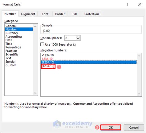 How To Add Brackets To Negative Numbers In Excel 3 Easy Ways