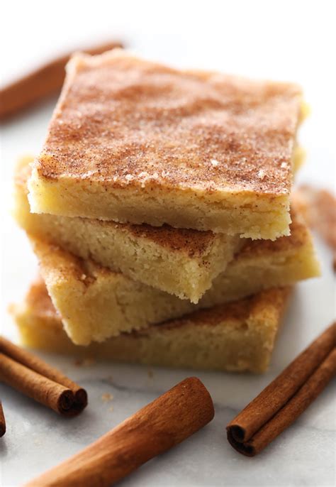 • 92% would make again. Snickerdoodle Cookie Bars - Chef in Training