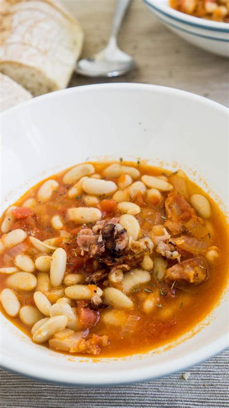Hearty Mediterranean White Beans Soup Receta Recetas Mexicanas