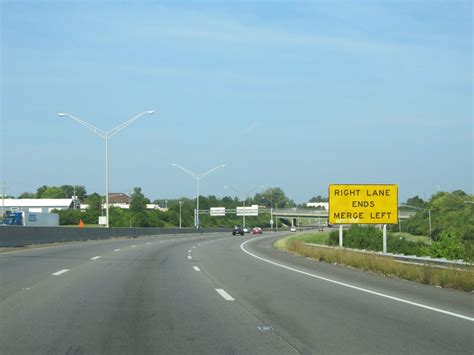 Ohio Interstate 670 Westbound Cross Country Roads