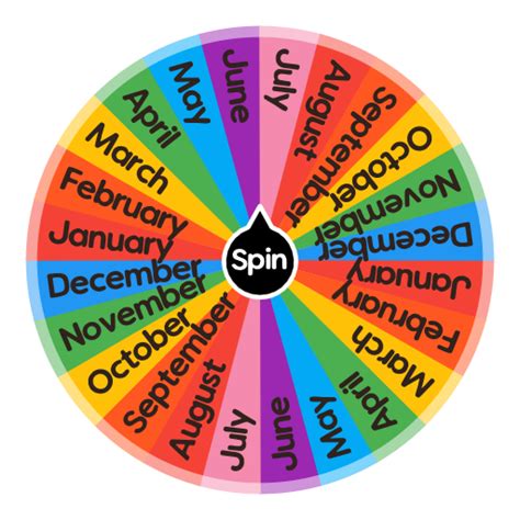 Best Month Spin The Wheel App