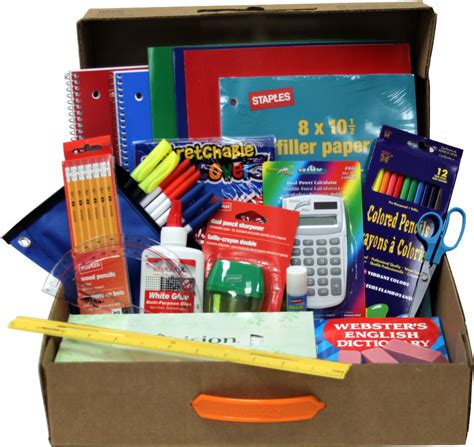 Primary Back To School Supply Kit Box Assorted Colors Grades K 2nd