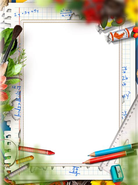 Free Download Png Images With Transparent Background School Frame