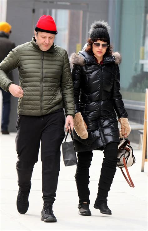 Carla Gugino And Sebastian Gutierrez Out And About In New York 0209