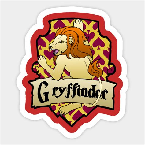 Gryffindor House Crest Gryffindor Sticker Teepublic