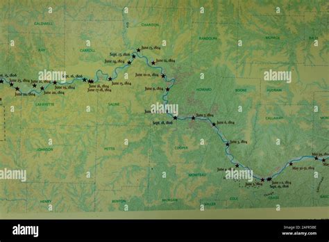 May 17 Gasconade County Mo Usa 2019 Overview Map Of The Lewis And