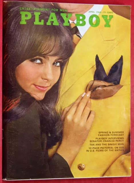 HIGH CGC GRADED 8 Playboy Magazine Universal April 1968 V15 4 Gaye