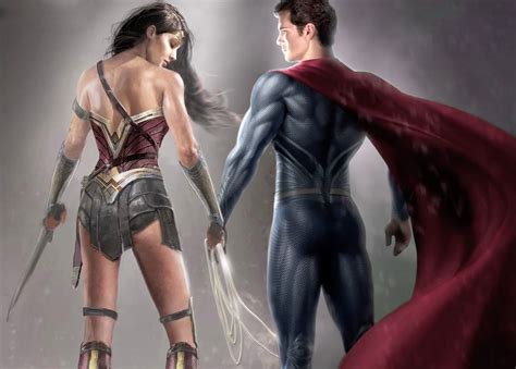 Gabe Curly Gallery Man Of Steel X Amazon Princess Together