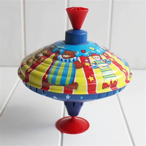 Traditional Circus Spinning Top By Posh Totty Designs Interiors