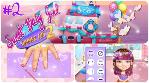 Hair Salon Manicure Boat Party Games For Kids Sweet Baby Girl