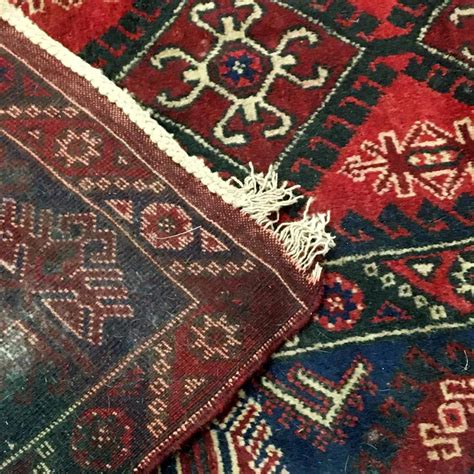Lot Antique Beautiful Hand Knotted Wool Turkish Tribal Rug 78 X 45