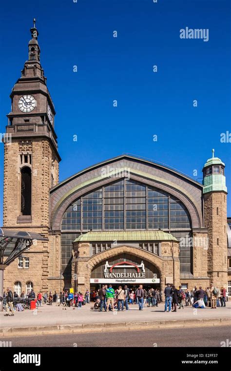 Germany Hamburg Hamburg Hauptbahnhof Central Station Opened In 1906