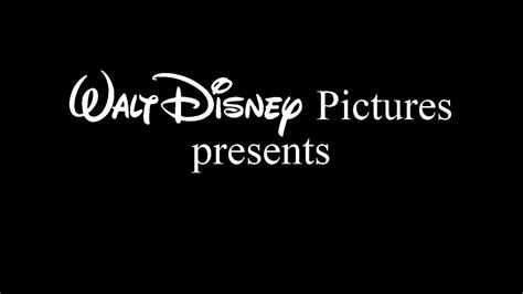 Walt Disney Pictures Presents Logo Youtube