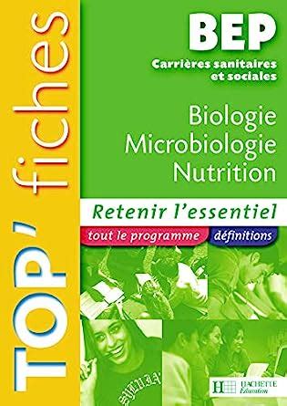 Amazon Com Biologie Microbiologie Nutrition Alimentation Bep Css