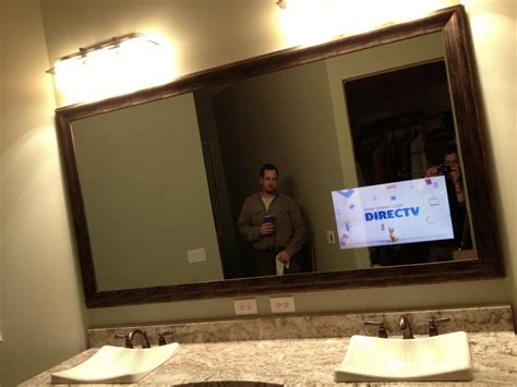 Smart tv mirror for bathroom. TV Mirror Photo Gallery