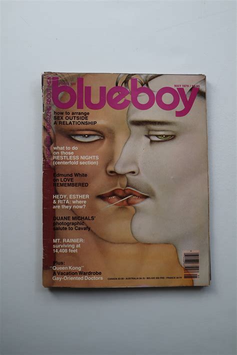 Blueboy Mature Vintage Adult Magazine Etsy