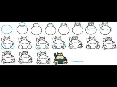 In this step, you can erase any line that you think not necessary for the. How To Draw Snorlax The Pokemon Easy Simple Step By Step ...