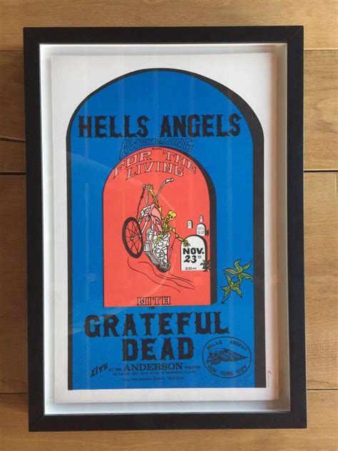 Hells Angels Grateful Dead Anderson Theatre Poster Rare 2020599405