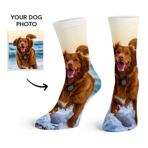 Custom Dog Crew Socks Personalised Face Socks Australia Printyo