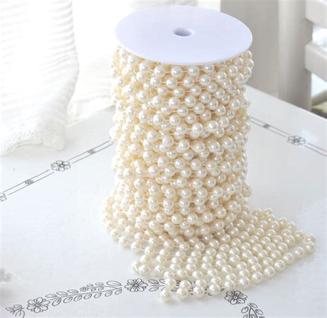 12mm Ivory Pearl Bead Spool Roll Of Beads That Bohemian Girl