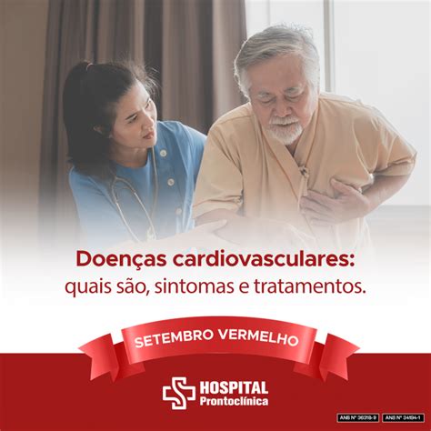 Doenças cardiovasculares quais são sintomas e tratamentosHospital Prontoclínica