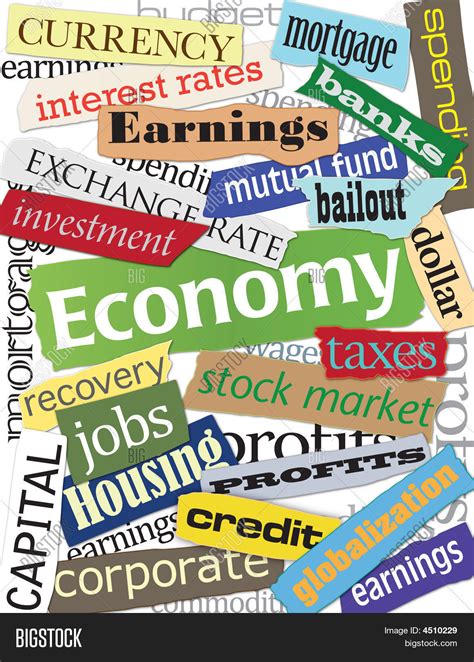 Economy Word Collage Image And Photo Bigstock