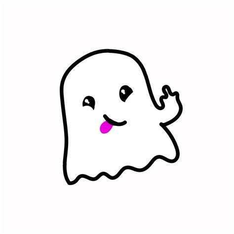 halloween ghost line art free image on pixabay