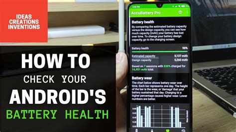 How To Check Your Androids Battery Health Youtube