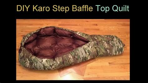 See more ideas about diy kits, quilt kit, quilts. DIY down top quilt - Karo Step Baffle DIY MYOG - YouTube