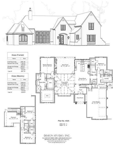 Plan 4525 Design Studio Architectural Design House Plans