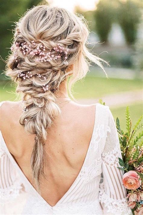 30 Whimsical Wedding Hairstyles With Flowers Summer Wedding