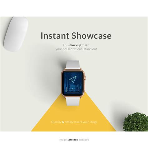 Realistic Smartwatch Mock Up Premium Psd File