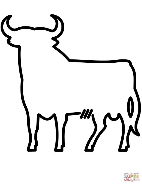 Spanish Bull Coloring Pages