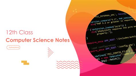 12th Class Computer Science Notes For Fbise New Syllabus Top Study
