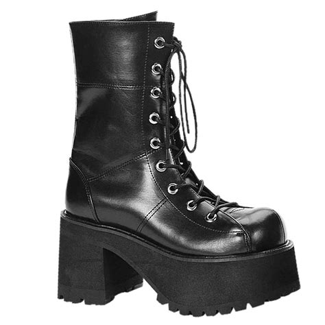 demonia ranger 302 men s goth punk platform boots