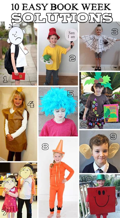 Kidstylefile To The Rescue 10 Last Minute Book Week Costumes Book