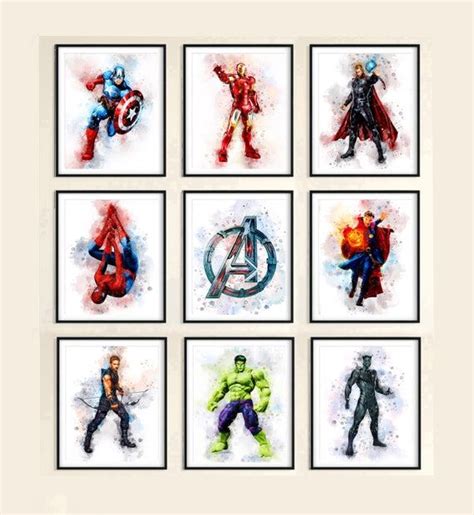 Avengers Themed Bedroom Marvel Bedroom Superhero Bedroom Superhero