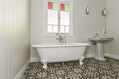 Multiply the rate of material with the total square feet of tiles to find out the total material cost. Encaustic tiles & tiling | Vintage bathroom tile, Bathroom ...