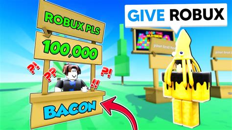 This Game Gives You Robux Roblox Youtube