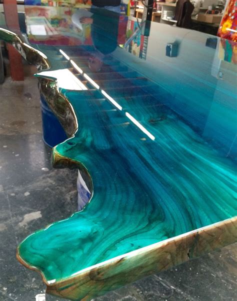 West system® epoxy will repair and preserve the wood for many years to come. Colour epoxy blue ocean designed by Ccoating.nl | Wood ...